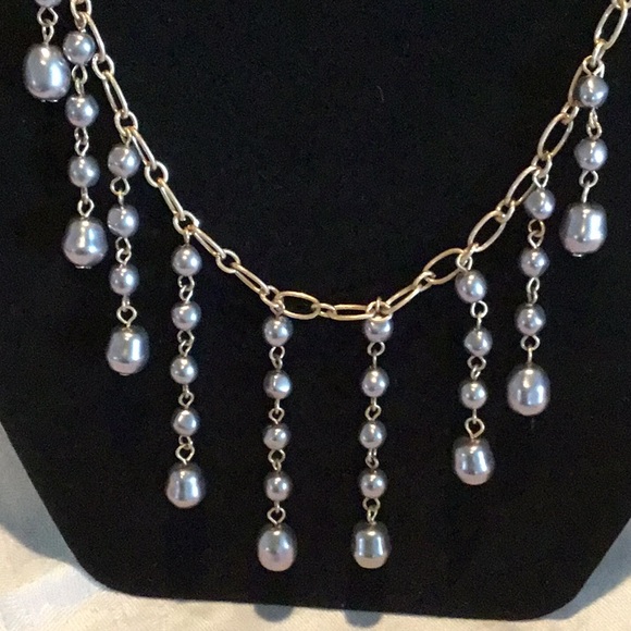 Southern Living Pearl Shaky Necklace & Earring Set - Picture 4 of 5